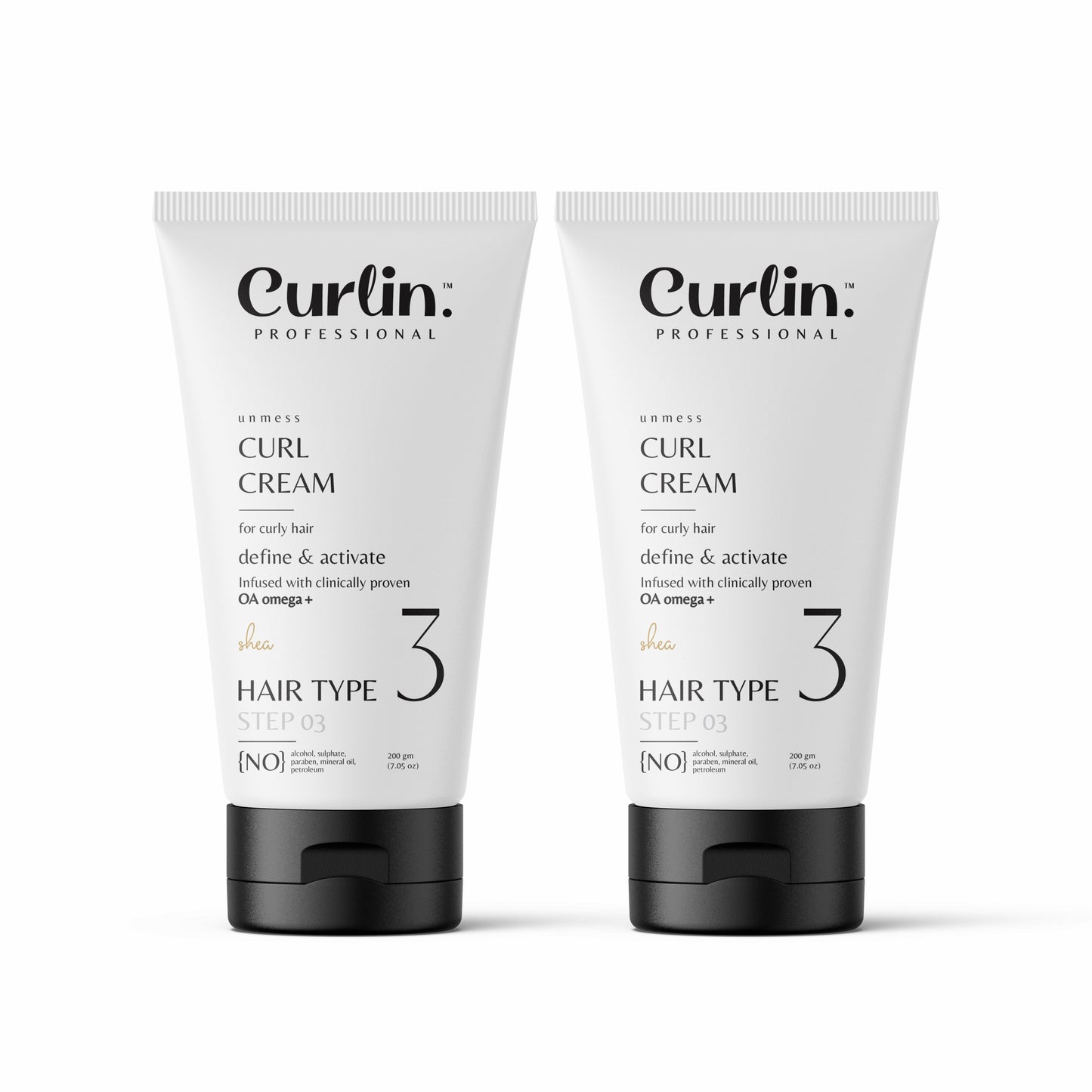 Anti Frizz & Moisture Balance Curl Cream Duo with natural OA Omega+ - Set of 2 - 200gm each