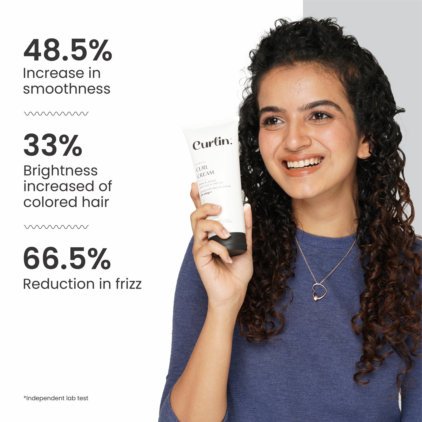 Anti-Frizz Leave-In Cream for Defined Curls with natural OA Omega+ - 200ml